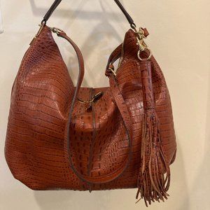 Gili Leather Hobo Bag